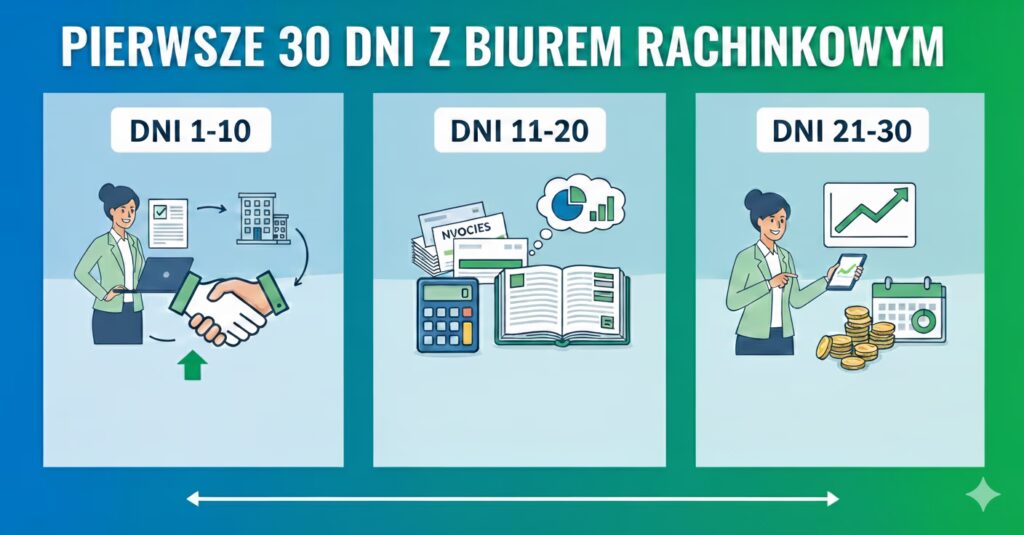 Pierwsze 30 dni z biurem rachunkowym